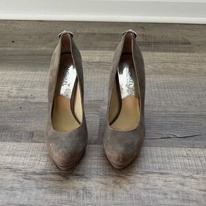 Michael Kors Taupe Suede Heels